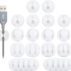 OHILL 16-Pack Self Adhesive Cord Organizers