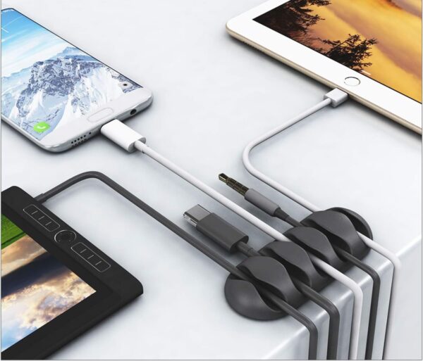OHILL 16-Pack Self Adhesive Cord Organizers